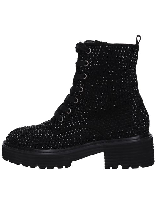 Stivaletti in tessuto e strass ALMA BLUE | BL1221 SIENANERO